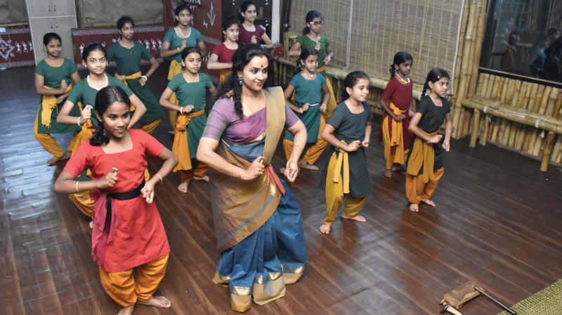 Deepa Sangeeth during one of her classes