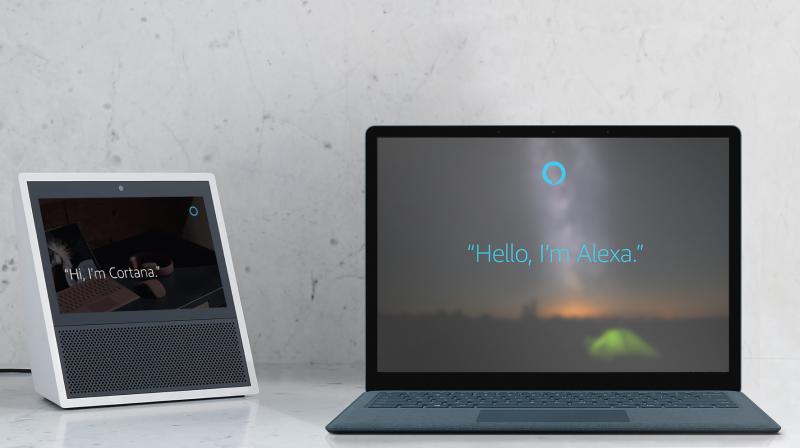 â€œHey Cortana, open Alexa,â€ and  â€œAlexa, open Cortana,â€ to unveil in the spring.