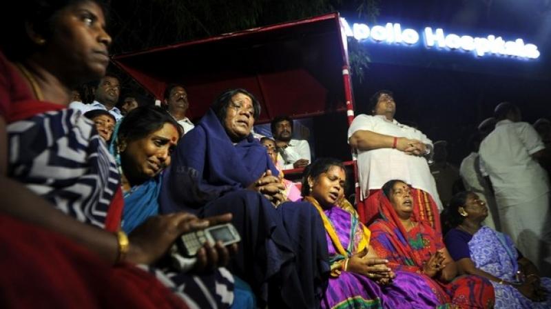 Jayalalithaa critical, anxious supporters offer prayers; security beefed up