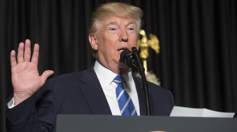 US President Donald Trump speaks at the Major Cities Chiefs Association and Major County Sheriffs Association winter meeting in Washington, DC. (Photo: AFP)