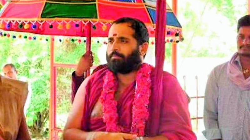 Mr Ramdev Chaitanaya is accused of cheating the man of Rs 21.95 lakh and 305 grams of gold ornaments.