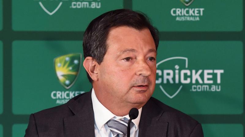 David Peever has so far avoided an exodus of senior figures after the ball-tampering scandal, when players were caught using sandpaper to alter the ball in a Test match against South Africa in March. (Photo: AFP)