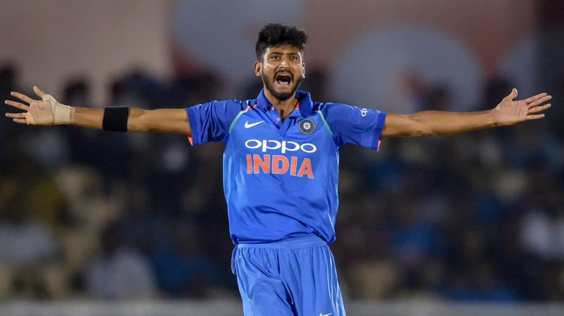 Khaleel Ahmed violated Article 2.5 of the Code, which relates to using language, actions or gestures which disparage or which could provoke an aggressive reaction from a batter upon his/her dismissal during an international match. (Photo: PTI)