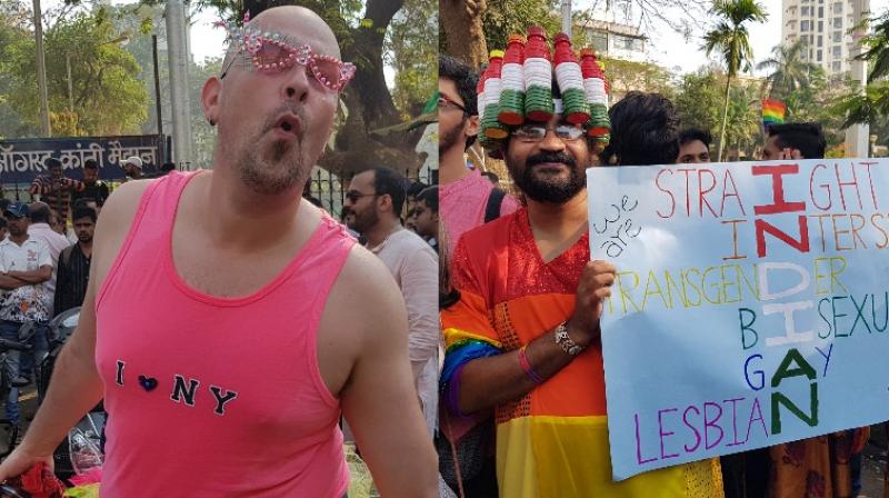 Every year, supporters and members of the LGBTQ community take to the streets of Mumbai to fight for their basic civil rights. (All photos/gifs: Alfea Jamal)