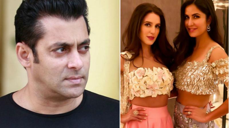 Salman Khan in a photoshoot, Katrina and Isabelle pose for the cameras.