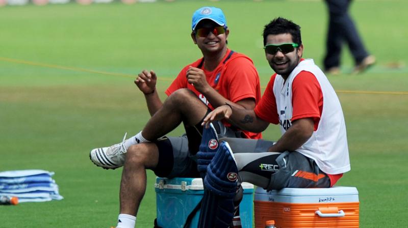 Although Suresh Raina has not been in the Indian squad for more than nine months, virat Kohli believes that the southpaw can use the England T20Is to make a comeback. (Photo: AFP)