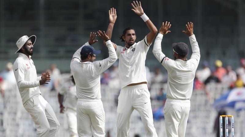 With 238 wickets in 82 Test matches, Ishant is the most capped player in the longest version and along with Umesh Yadav and Mohammed Shami would pose challenge for the likes of Joe Root and Jonny Bairstow when India face England in the upcoming five Test series, starting August 1. (Photo: AP)