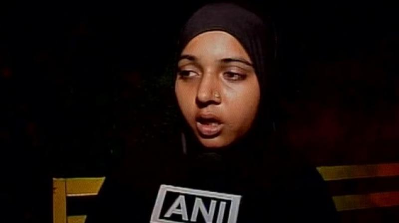 The UP police has reportedly assured Amreen that they would take action under the law. (Photo: ANI/Twitter)