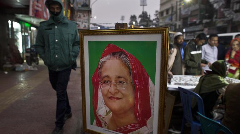 People will cast their vote for Awami League to ensure the win of pro-Liberation forces, Hasina said. (Photo: File | AP)