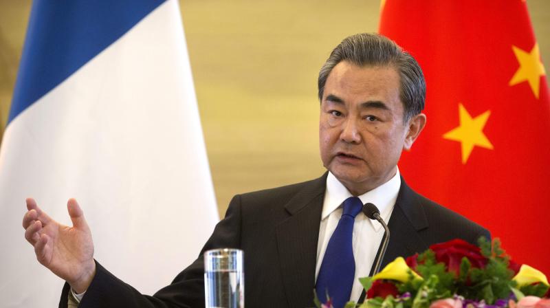 Speaking to reporters, Chinese Foreign Minister Wang Yi said China attached great importance to Tillersons remarks and his reiteration of what Wang called the Four Nos principle. (Photo: AP)