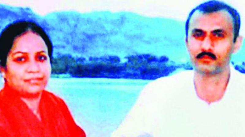 File photo of Sohrabuddin Sheikh and his wife Kausar