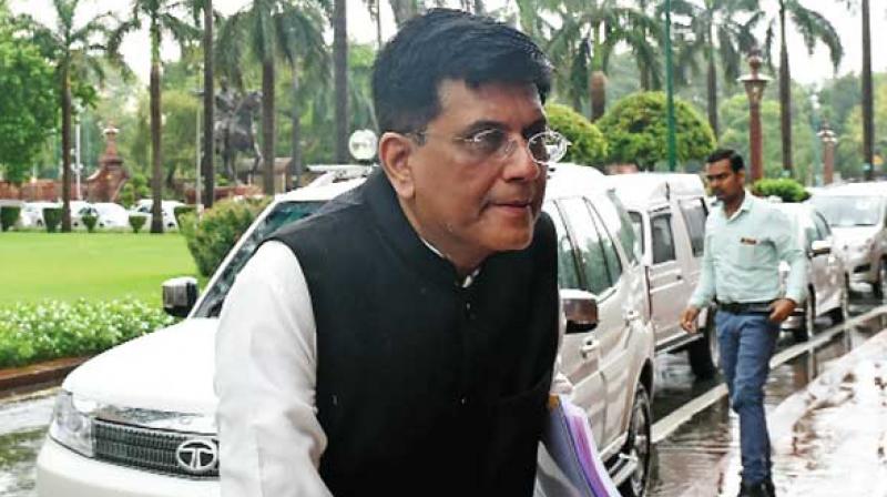 Interim Finance Minister Piyush Goyal.