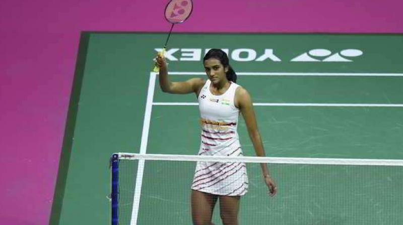 PV Sindhu  faced a tough challenge from her Japanese opponent and struggled to get going in the first set. However, the ace Indian shuttler somehow managed to win the first game.(Photo: AFP)