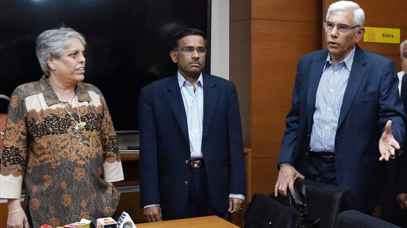 Disqualified members of 20 state units have written to COA led by Vinod Rai (right) that they need more clarity and since joint secretary Amitabh Chaudharys plea in Supreme Court is pending for hearing on March 27, the COA should wait till then. (Photo: PTI)