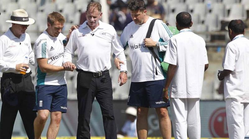 Wearing a helmet is too heavy and too hot says Umpire Reiffel. (Photo: BCCI)