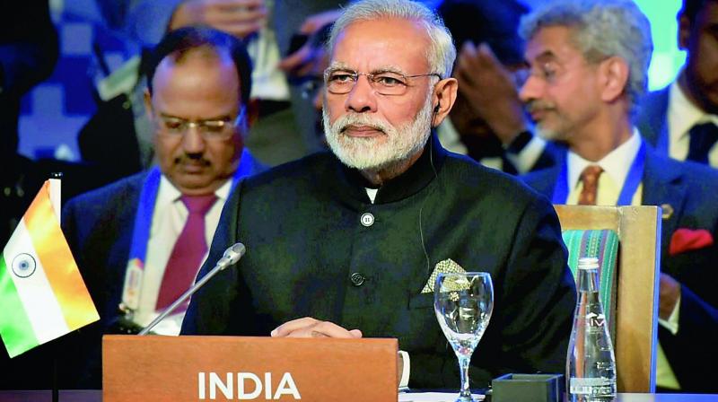 Prime Minister Narendra Modi at the 12th East Asia Summit in Manila, Philippines on Tuesday. (Photo: PTI)