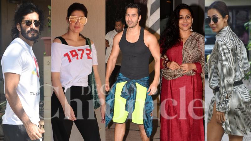 Stars in the city: Varun, Malaika, Vidya and others snapped in Mumbai Stars in the city: Varun, Malaika, Vidya and others snapped in Mumbai