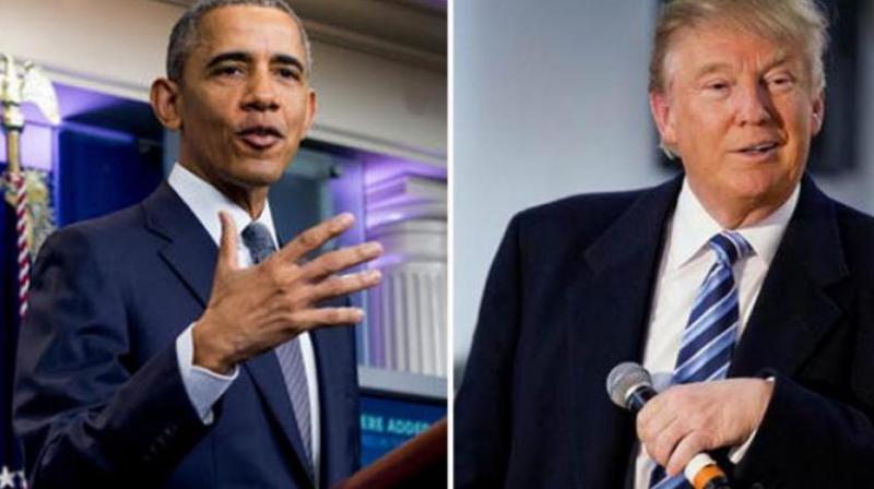 Incumbent US President Barack Obama and President elect Donald Trump (Photo: AP)