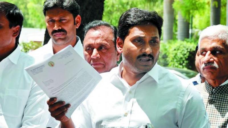 YSR Congress chief Y.S. Jagan Mohan Reddy