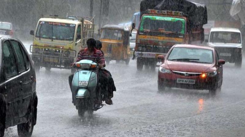 Rayalaseema has registered 2.4 per cent less rainfall in the period starting from June 1 as compared to the normal.