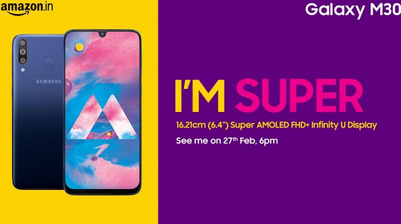 Samsung Mobile India has taken to Twitter to officially reveal the Galaxy M30.