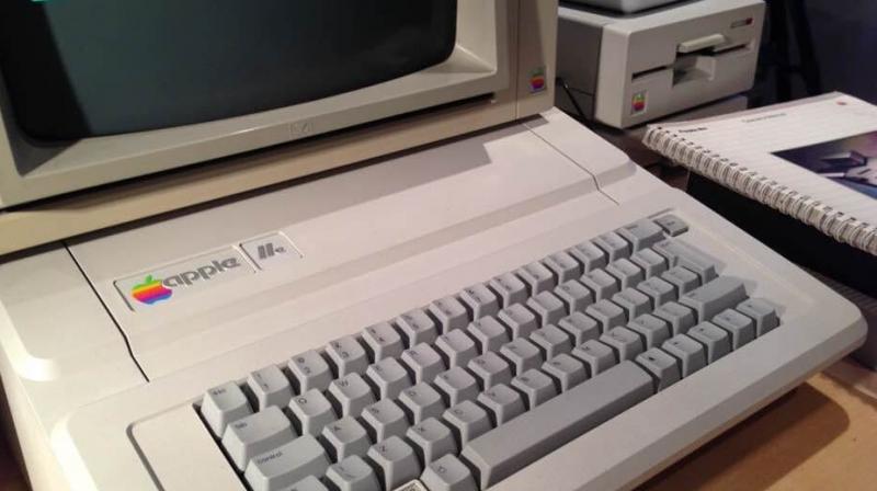 The 30-year-old Apple computer was fully functional and when Pfaff inserted an old game disk, the nostalgia exploded when it asked if he wanted to restore previously saved game. (Photo: TechSpot)
