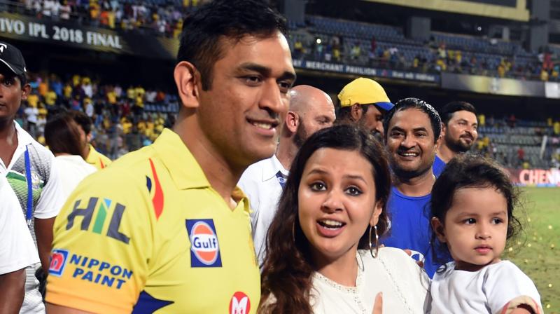 While many fans went gaga and commented on the video, Dhonis wife Sakshi also came up with an epic response, saying it was meant to be shared only with her. (Photo: PTI)