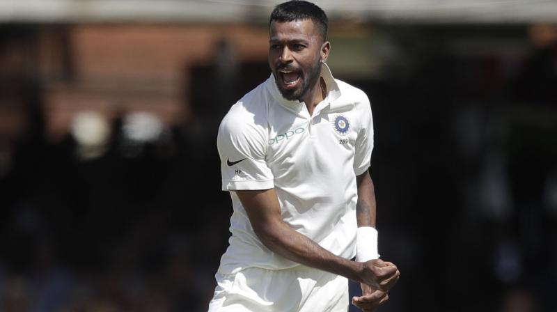 Harbj further compared Pandya to the likes of his English counterparts - Ben Stokes, Sam Curran and Chris Woakes  to show he is still lacking on multiple fronts. (Photo: AP)