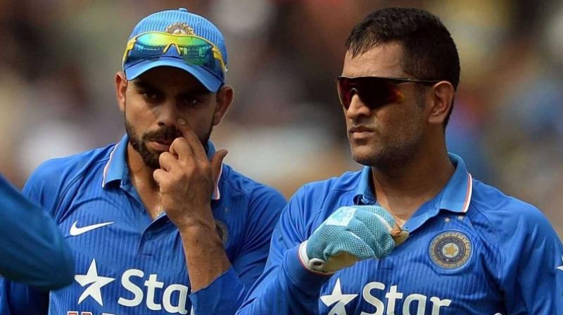 Dhoni will be playing under Kohli for the first time as a pure wicket-keeper batsman and it would be interesting to see how the new arrangement works for India. (Photo: AFP)