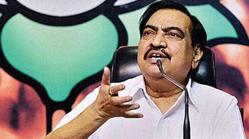 Senior BJP leader and former Maharashtra minister Eknath Khadse on Thursday demanded an inquiry into the way a contract to kill rats in Mantralaya (the state secretariat) was executed. (Photo: PTI/File)