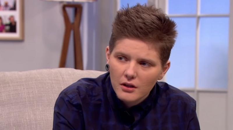 Hayden Cross is the first female-to-male transsexual to become pregnant in the UK. (Photo: Youtube)