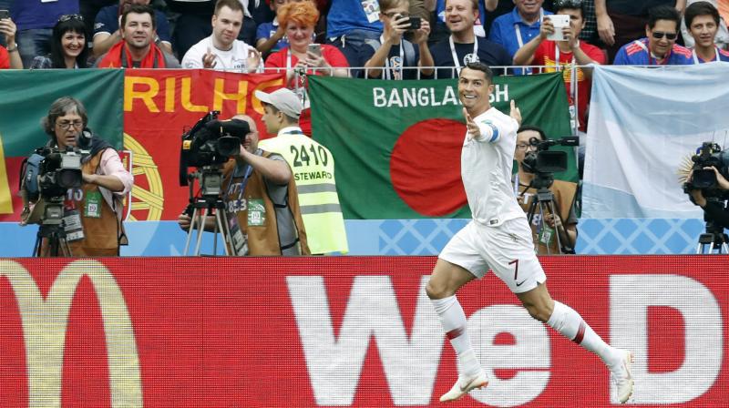 The Real Madrid star struck in the fourth minute in Moscow to surpass Hungarian legend Ferenc Puskas as Europes all-time leading scorer with 85 international goals. (Photo: AP)