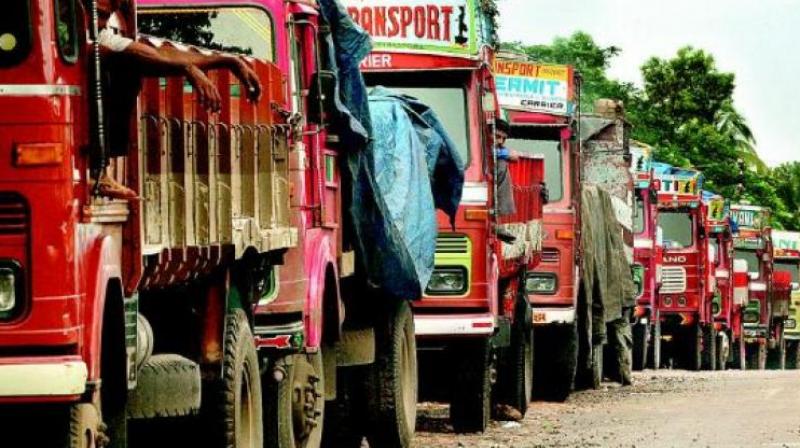 During a press meet on Tuesday, the association members said the transport department issued  a notification on October 1 asking the lorries and trucks to install speed governors. (Representational image)