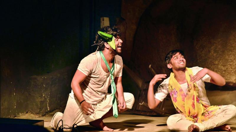 A still from the play Samajhdaar Log