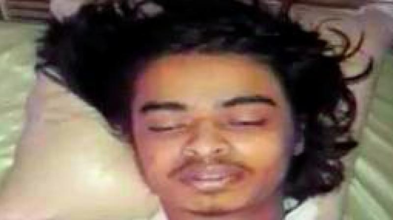 T. Varun, who was in his second year, and was home on vacation, was found dead at his residence in Gandipet on Saturday morning with a plastic bag tied around his face.