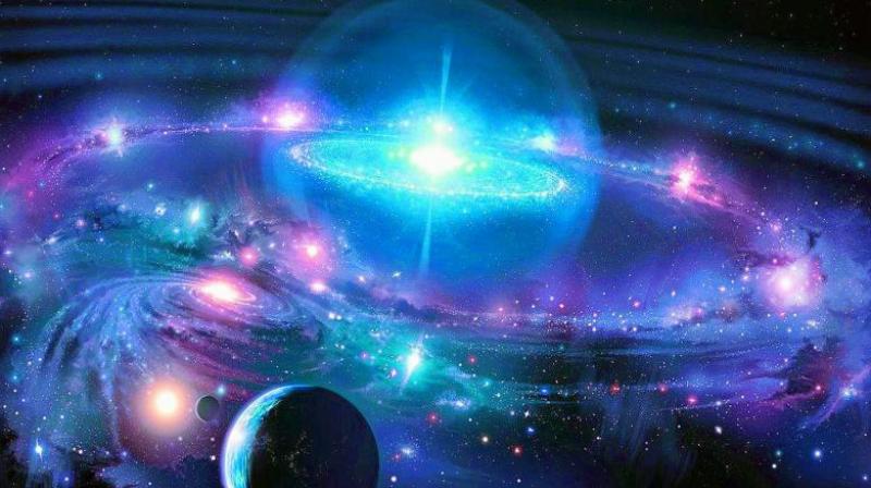 Vedic philosophy has revealed origin of the universe, which can be compared with the big bang theory.