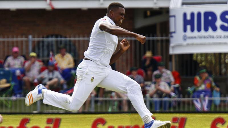 Kagiso Rabada was man of the match in South Africas series-levelling six-wicket victory in the second Test in Port Elizabeth. (Photo: AP)