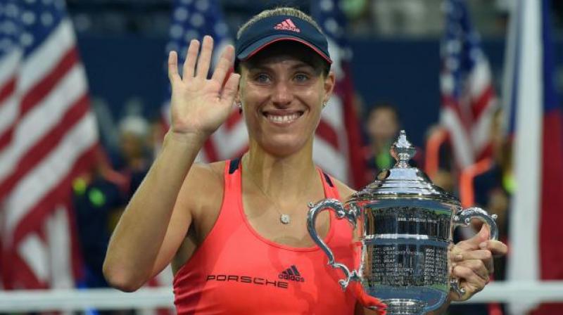 Angelique Kerber becomes the first German to win the award since Steffi Graf. (Photo: AFP)