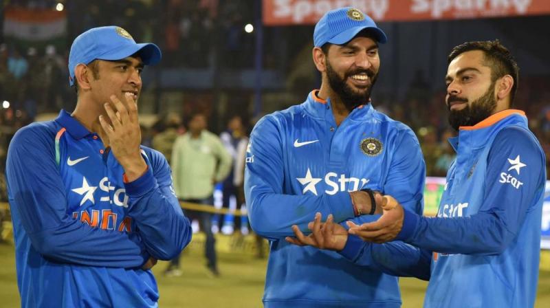 With experienced campaigners  MS Dhoni and Yuvraj Singh in the ranks, Virat Kohli-led India will look to defend the Champions Trophy title. (Photo: BCCI)