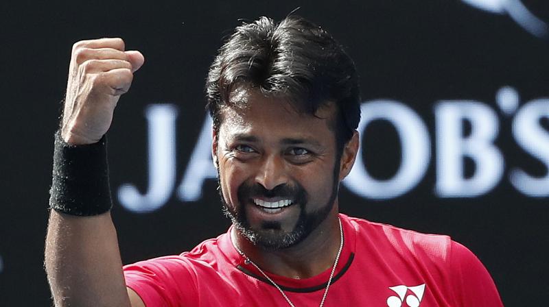 Leander Paes is the on the cusp of a historic world record in perhaps his last appearance in Davis Cup. (Photo: AP)
