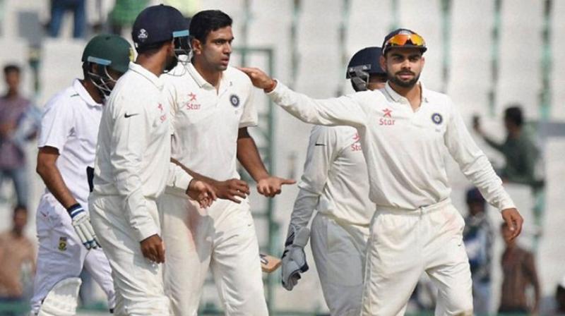 Ashwin, who became the second fastest to 200 wickets during the Test series against New Zealand, maintained his position with 900 points. (Photo: PTI)
