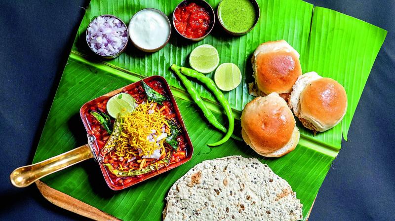 Punes very favourite misal pav is also a part of the delicious spread.