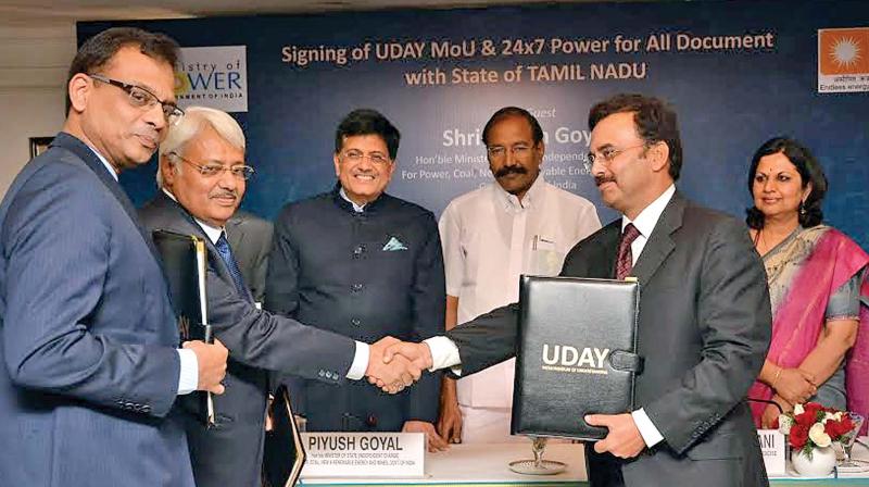 After having joined the Uday scheme, Tamil Nadu government will take over loans of its power distribution firm, Tangedco, to the tune of Rs 30,420 crore.