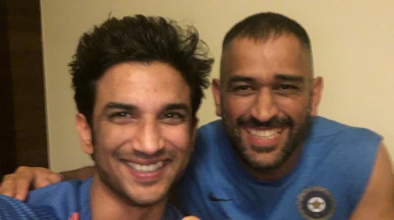 After biopic success, Sushant bonds with Dhoni post ODI win