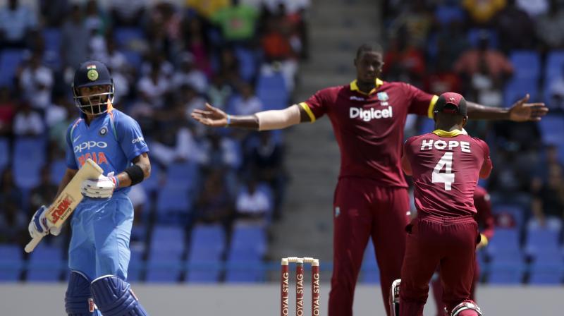Jason Holder spearheaded the West Indian bowling attack with a five-wicket haul (Photo: AP)