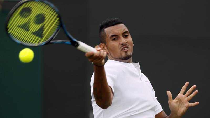 Kyrgios declared he had an ongoing hip problem before the start of Wimbledon (