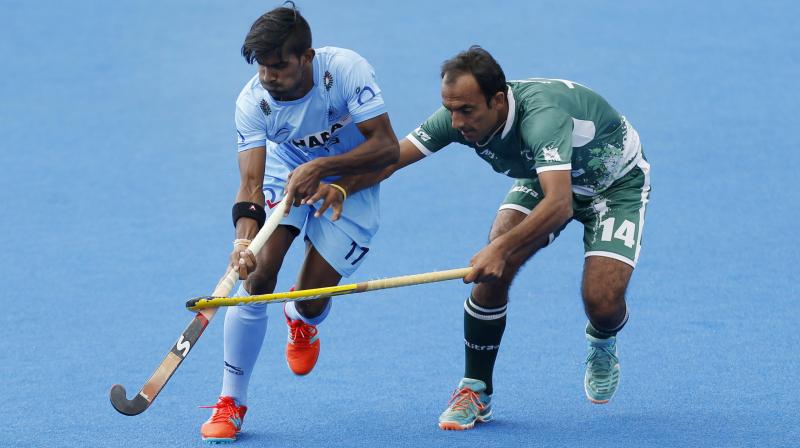 Pakistan faced bitter defeat in both the matches they played against India in the Hockey World League (Photo: AP)