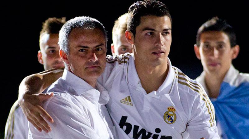 The current Manchester United boss previously coached the Portuguese star at Real Madrid. (Photo: AFP)