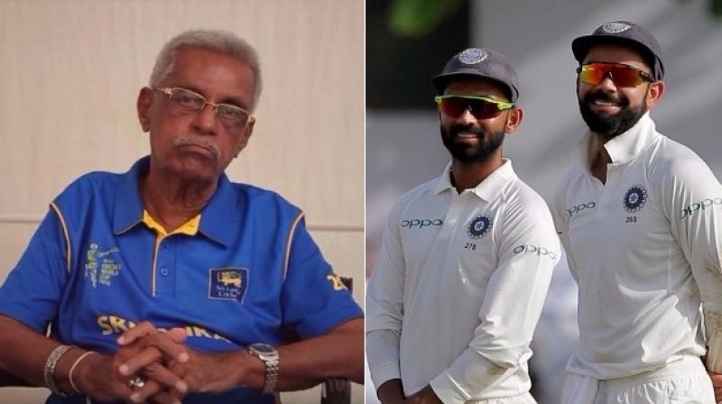 Uncle Percy is very familiar in the Indian dressing room. (Photo: Screengrab/AP)