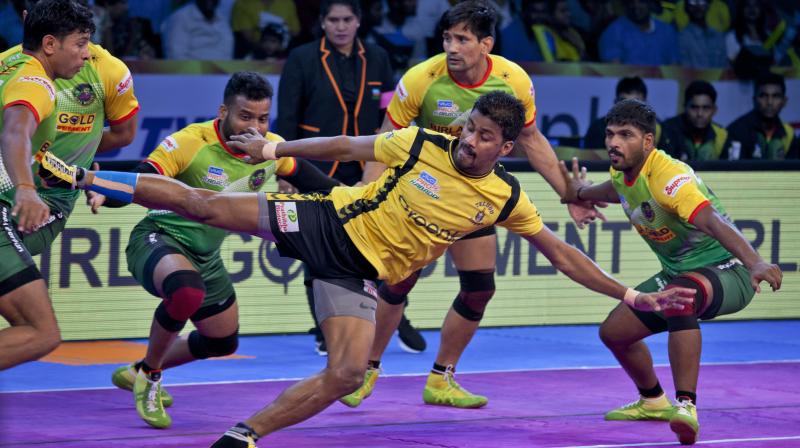 Pardeep Narwal led the charge and scored 12 points for the Patna Pirates. (Photo: AP)